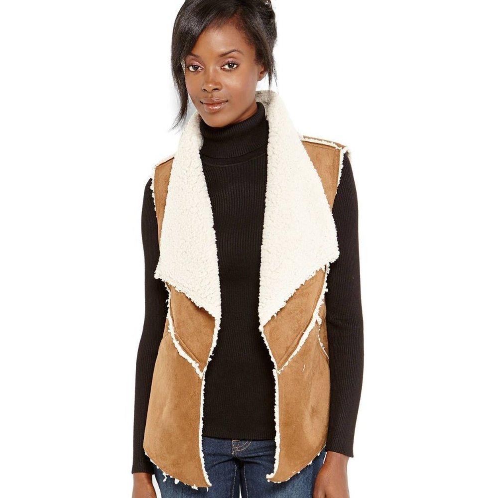 Sancturary Sherpa Open Front Vest